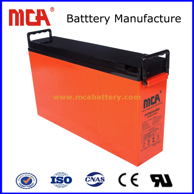 Front Terminal Lead Acid Gel Battery 12V 200AH 