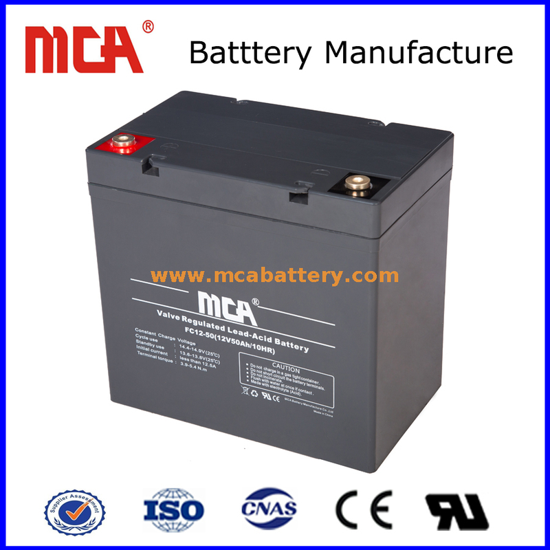 Lead Acid Agm Ups Battery 12V 50AH 