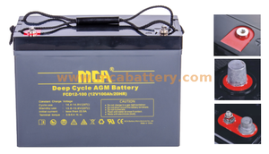12V 100ah VRLA Deep Cycle Storage Solar Battery