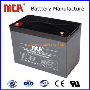 Deep cycle gel battery 12V 100AH for RV