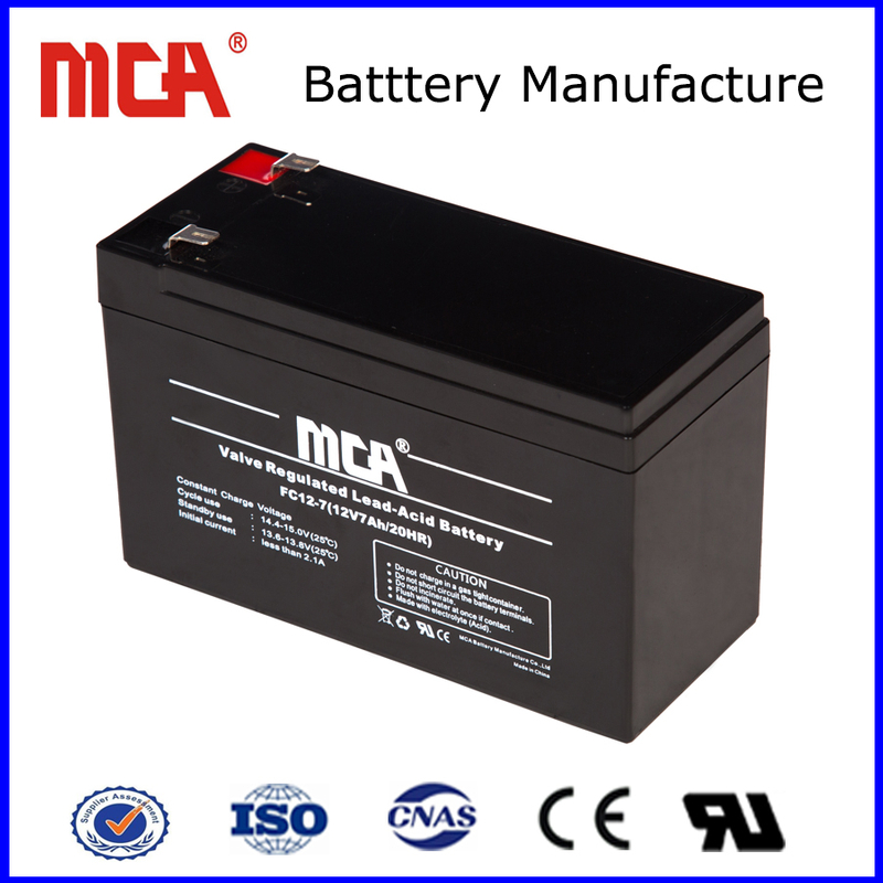 Sealed valve regulated agm 12V lead acid battery 