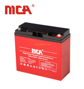 Rechargeable Agm High Rate 12V 85W Battery for Data Center 