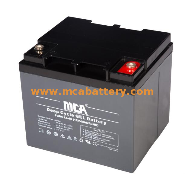 Gel 24 Volt Solar Battery for Boat