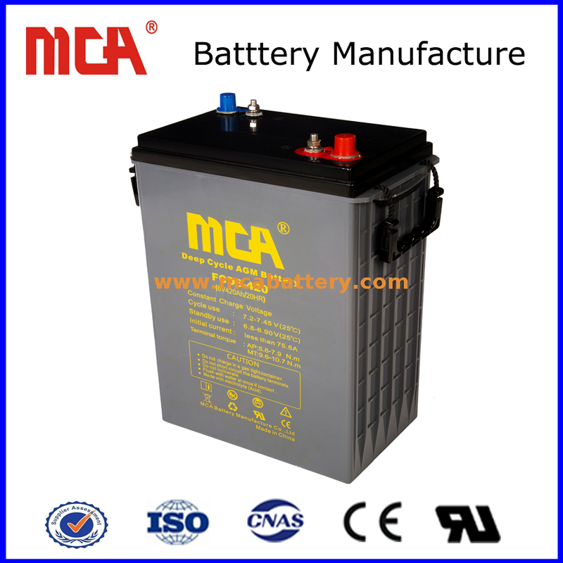 6V Deep Cycle Agm Battery for cleaning machine 