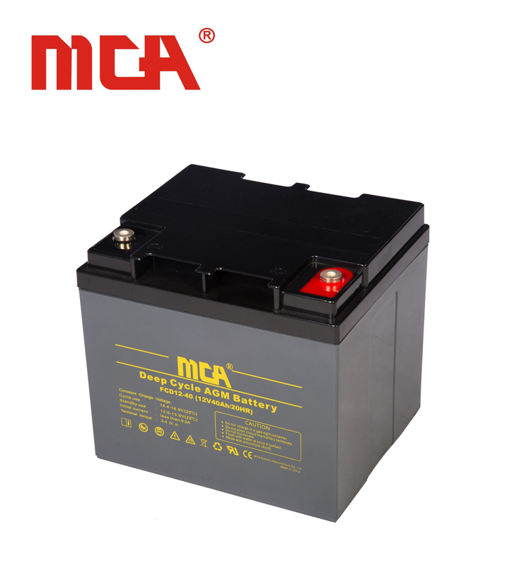 AGM 12v 40ah Gel Battery for Rv