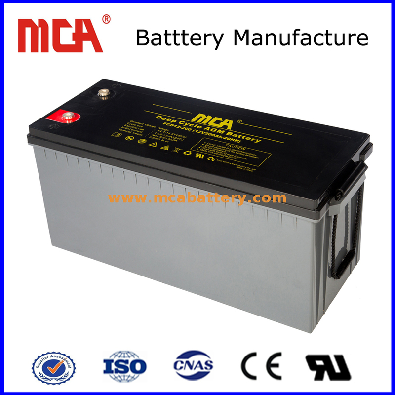 Deep Cycle 12V 200AH Solar Battery 