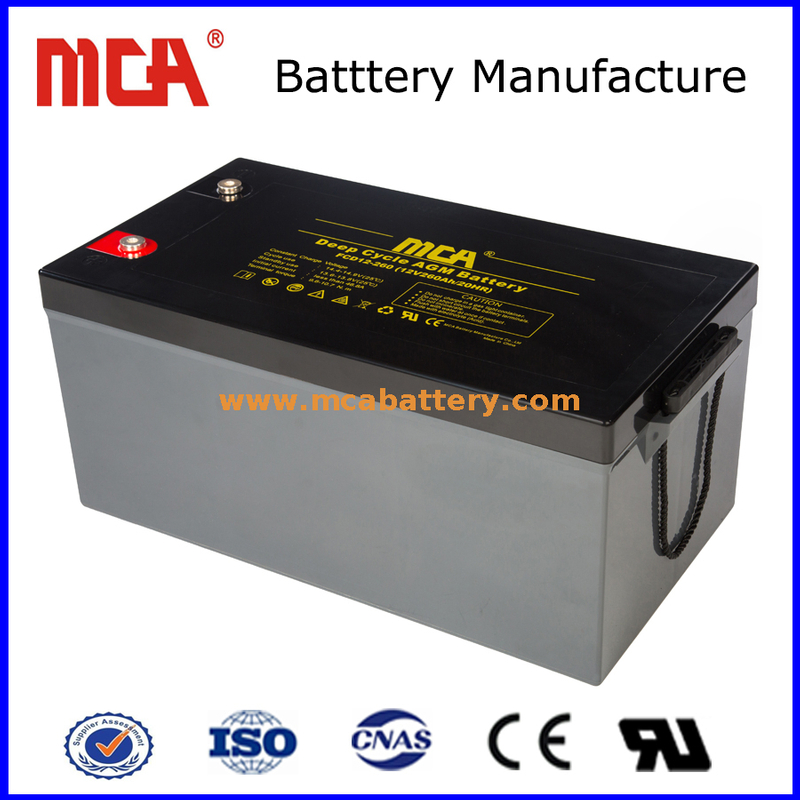 Deep Cycle Lead Acid 12V 260AH Marine Battery 