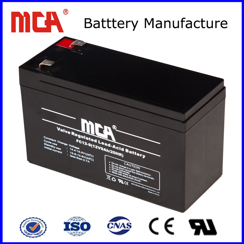 Sealed lead acid agm battery 12V 9AH